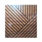 Acoustic Panel - Wood Brown - Three Pattern